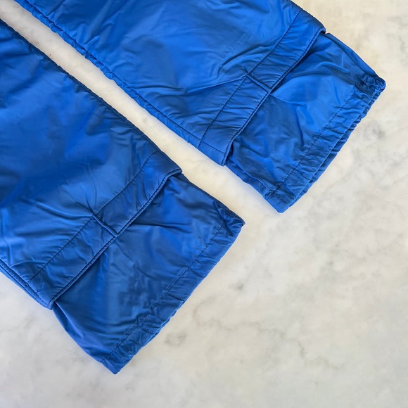 Vintage 80s Blue Ski Snow Bib Overalls by Stowe / Women's Small - Picture 8 of 12